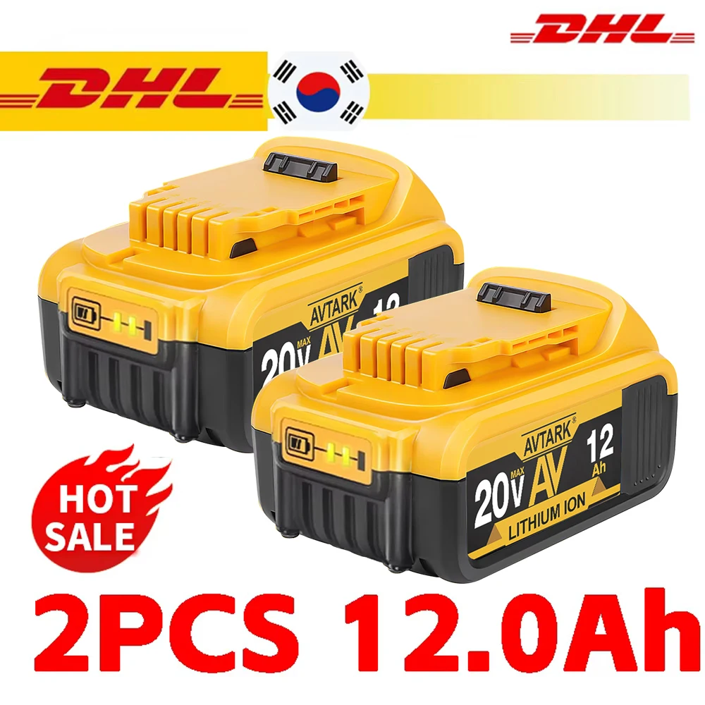 

NEW Battery Compatible with dewalt power Tools 18V 12Ah rechargeable electric tool Lithium batteries 20V 18Volt 18v 6Ah 8Ah 12Ah