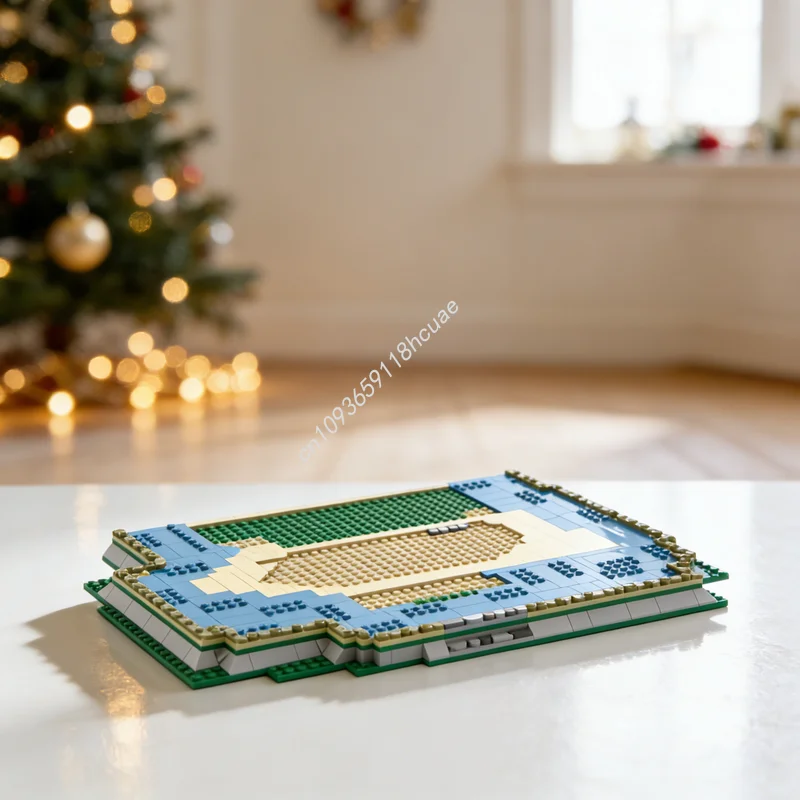 

Набор для сборки замка MOC, 598 деталей, конструктор, архитектурная модель, креативный DIY, развивающий, рождественский подарок, игрушка, кирпичики для детей