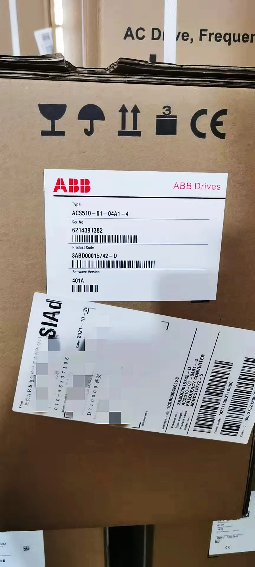 

ABB ACS510 ACS510-01-04A1-4 кВт