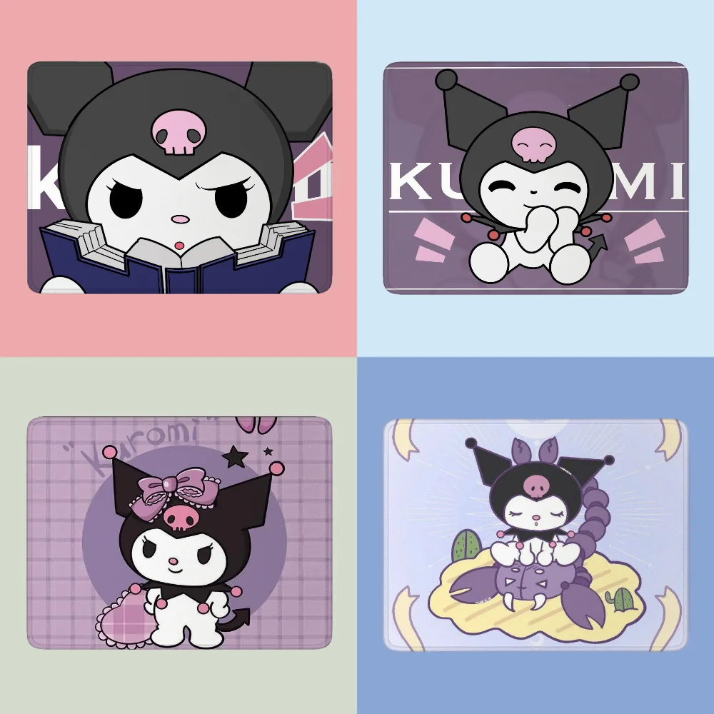 

Коврик для мыши Sanrio Kawaii Kuromi, резиновый коврик для клавиатуры, коврик для мыши, симпатичный игровой коврик для ноутбука, настольного компьютера, аксессуары для ПК, коврики