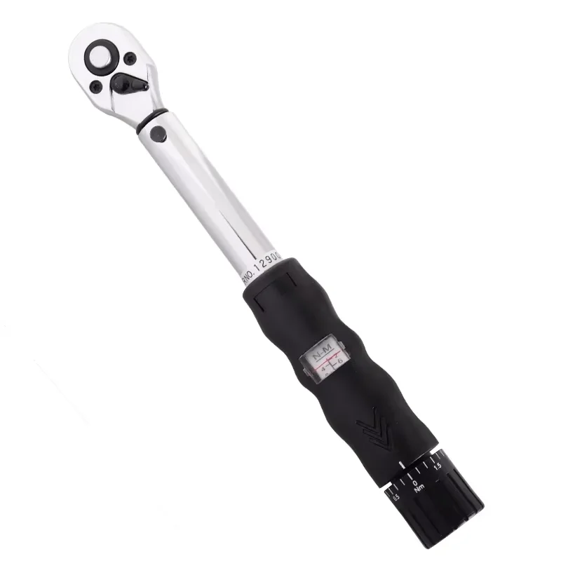 1/4 Inch High Precision Bicycle Preset Adjustable Torque Wrench 2-14Nm Torque Range