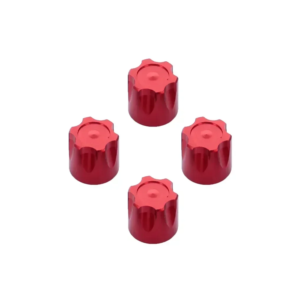 4PCS Aluminium RC Auto Felge Mitte Kappe M4 Mutter für 1/10 RC Crawler Trxs TRX4 Axial SCX10 90046 d90 Tamiya MST