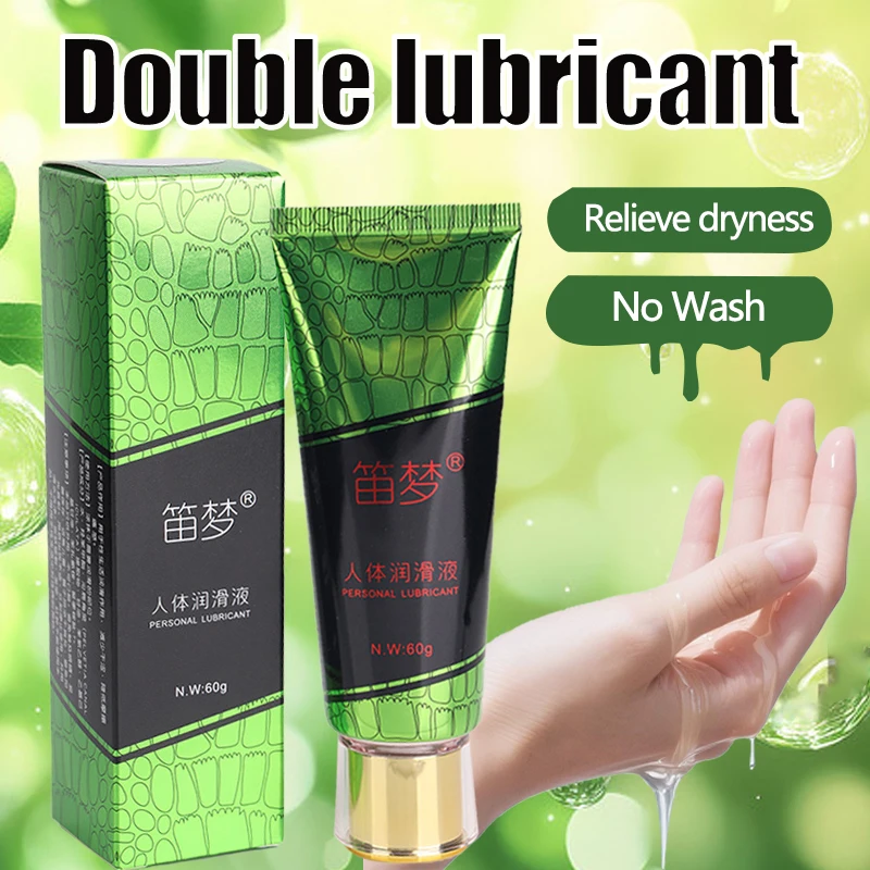Lubricación de trefilado sexual para parejas, Gel lubricante suave para relaciones anales Gay, lubricante a base de agua para mujeres, aceite de masaje sexual sin lavado