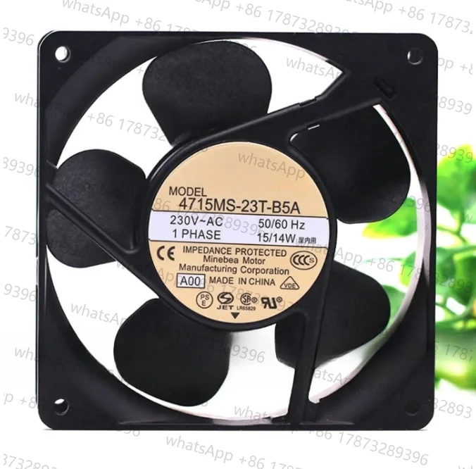 Высокое качество для NMB-MAT Minebea 4715MS-23T-B5A D00 12038 230 В 12 см охлаждающий вентилятор Высокое качество для NMB-MAT Minebea 4715MS-23T-B5A D00 12038 230 В 12 см охлаждающий вентилятор