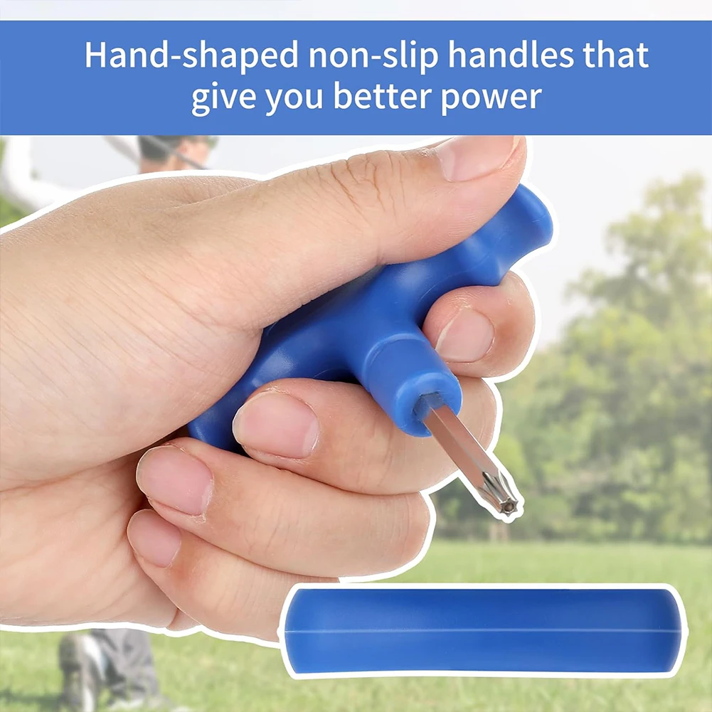 أدوات مفاتيح نادي الجولف T25 مع مقبض بلاستيكي مفتاح عزم الجولف أداة تعديل رأس الجولف مفتاح ربط الجولف