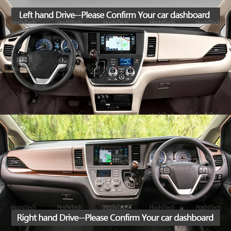 For Toyota Sienna 2015-2021 Ca - Car Anti-Slip Dashboard Mat ulasan dan harga