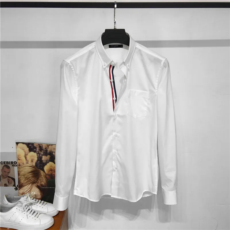 

Dolcha Homme Men's Slim Fit Long Sve irt Pure Cotton Korean Sle Faionable Color Button down Casual irt