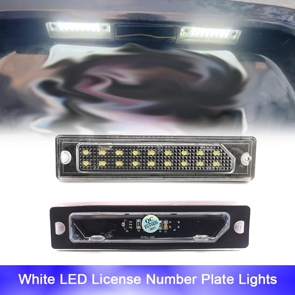 1 par de luces LED detrás de la placa de matrícula para Citroen Relay Jumper Peugeot Manager Fiat Ducato Bus Box lámpara de puerta pre-facelift