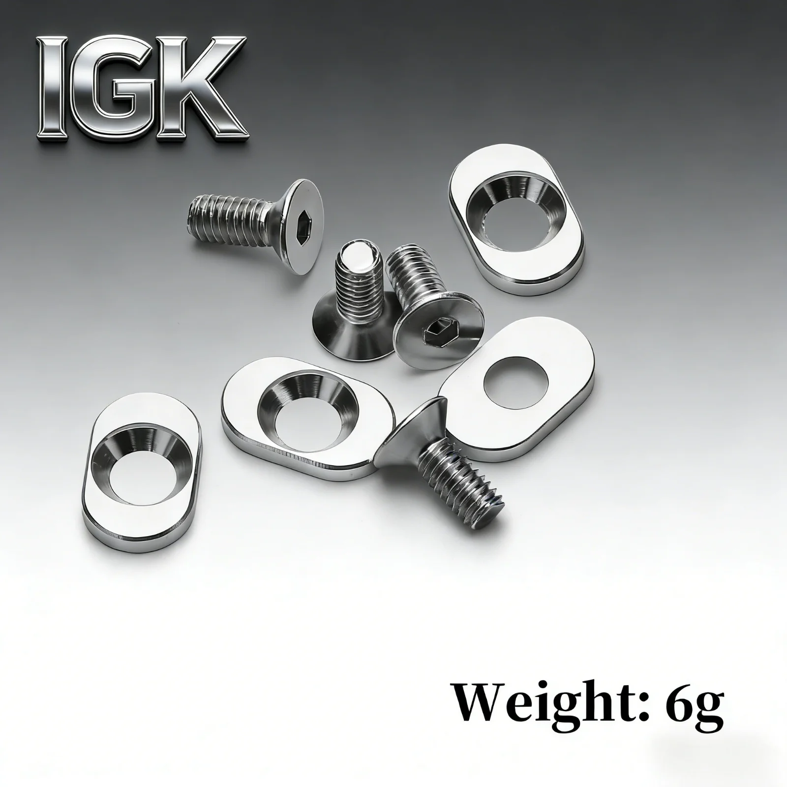 7075-T6 Aluminum Motor Mount Washer Reinforcement - Upgrade for TRAXXAS 1/8 4WD
