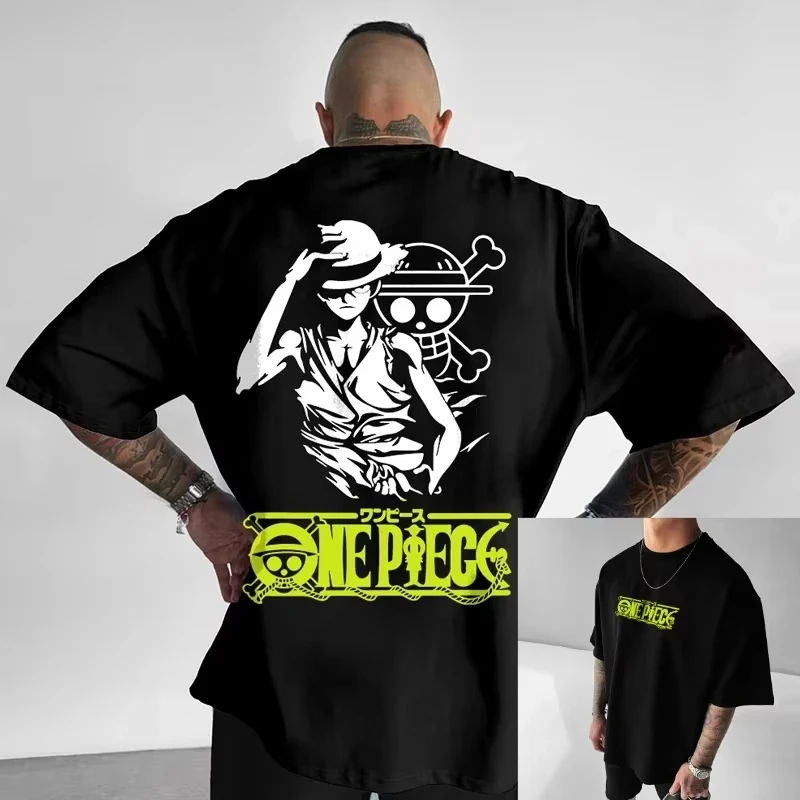 One Piece Anime T Shirt Men Women Cotton Short Sleeve Tee Tops 2026 Summer Luffy Zoro Sanji Graphic Print Streetwear Casual Y2k