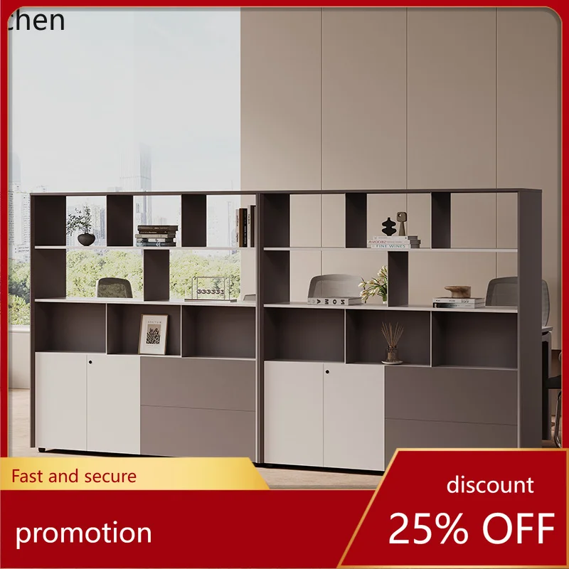 HT E0 environmental protection file , data cabinet, high-end modern simple storage company office floor background cabinet