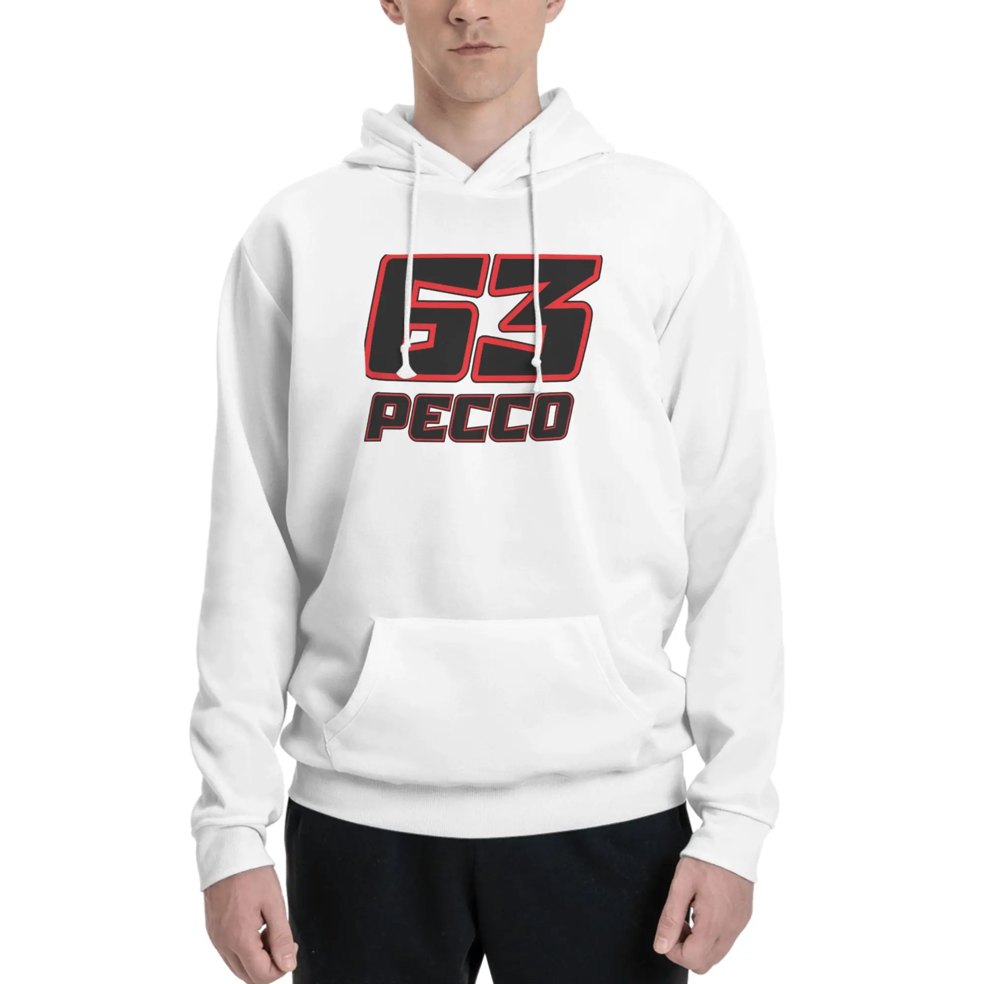 

Pecco Bagnaia 6 Уникальная толстовка с длинными рукавами в стиле легкой роскоши, повседневная спортивная толстовка с капюшоном