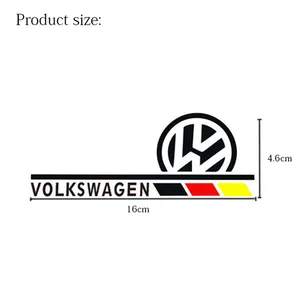 Reflektierende Abziehbilder des Auto Rückspiegels, wasserdichtes Klebstoff für Volkswagen Golf 4, 5, 6, 7, 8, Passat, Tiguan, Betle, Jetta, Santana, 2pcs 8 Hauptverkaufsauto -Teile Santana - №4