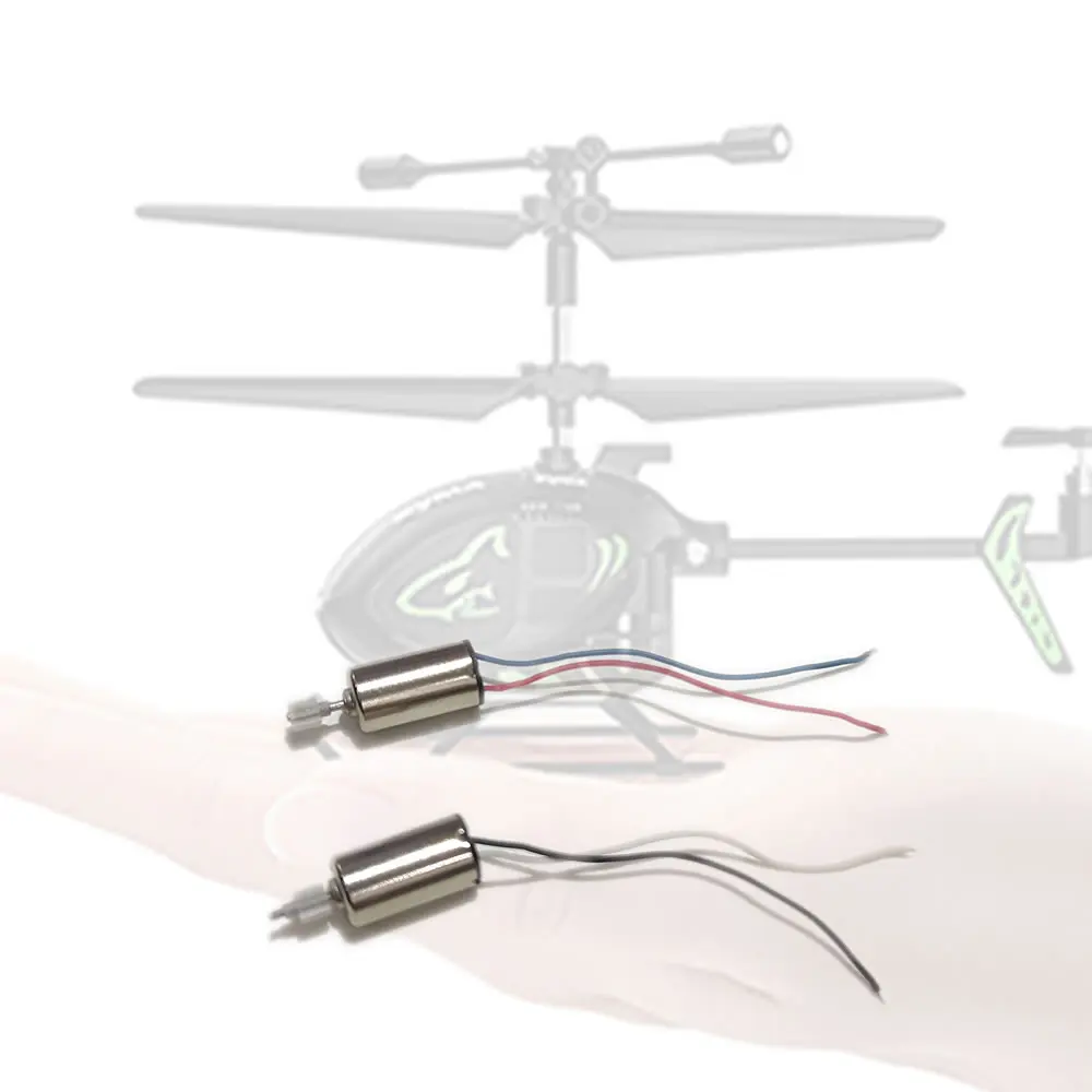 

Syma S100 Mini RC Helicopter Original Main Motor 2PCS Black White/Red Blue Wire Engine Motors