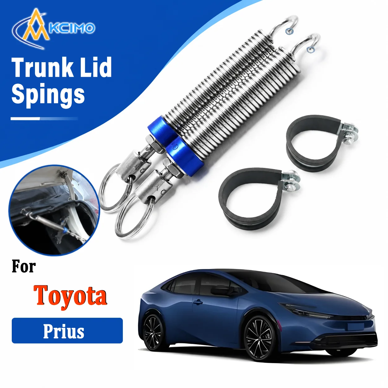 1/2Pcs Car Boot Lid Lifting Spring Metal Trunk Auto Lift Device For Toyota Prius Car Trunk Lid Automatically Support Device