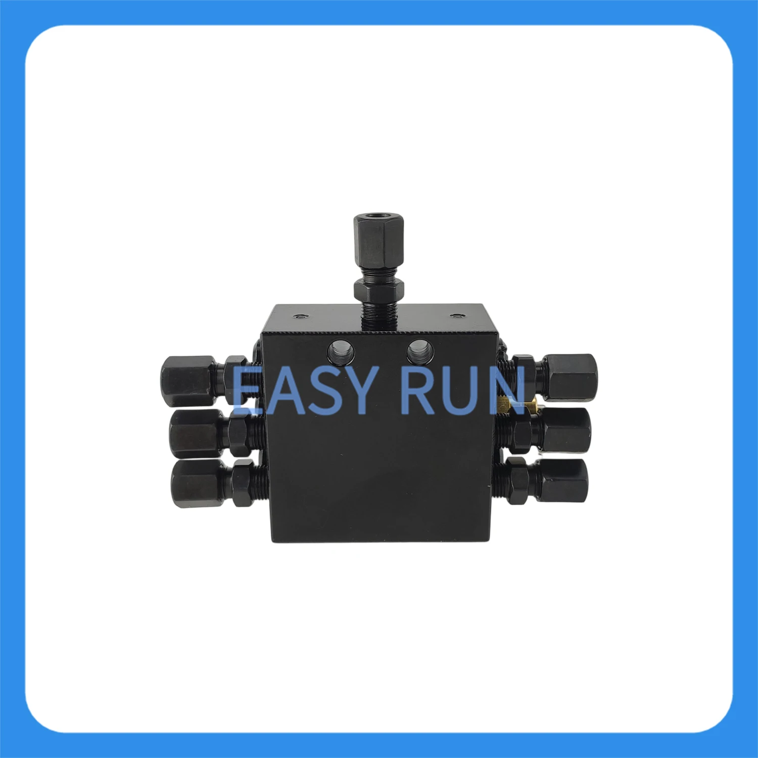 6 Way Progressive Grease Valve for Automotive Assembly & Conveyor Systems