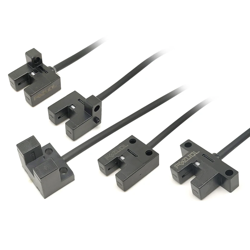 Small U-shaped Micro Photoelectric Sensor 12to24VDC Photomicrosensor Switch NPN PNP NO NC Limit Sensor slot width:5mm GT8