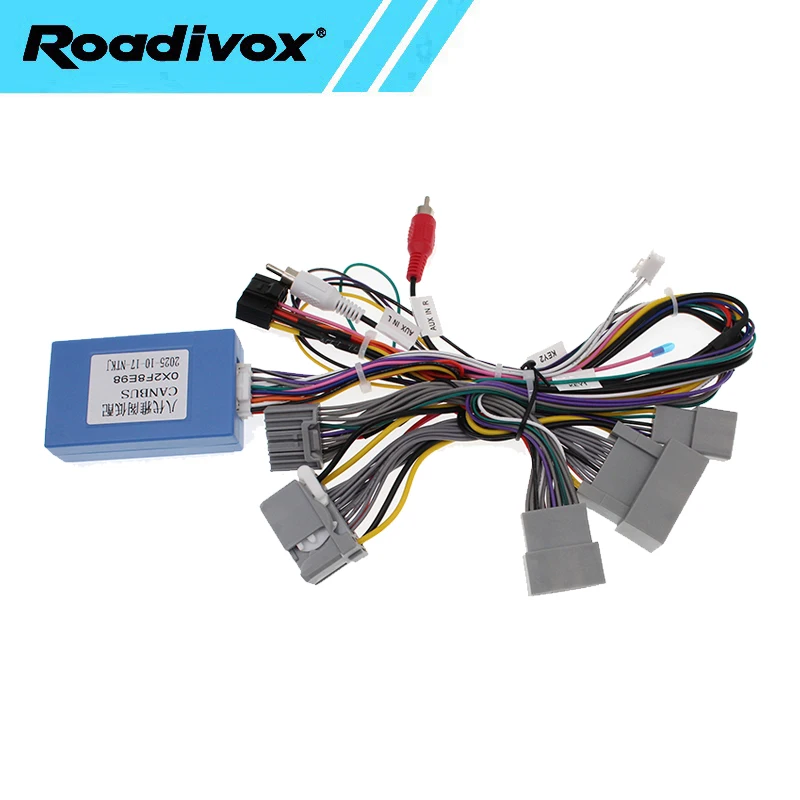 

16-контактный автомобильный радиоприемник Android, кабель питания canbus box для Honda Accord 8 2008 2013, адаптер стерео жгута проводов