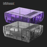 Bitfunx-consola de juegos transparente, carcasa protectora de repuesto, accesorios para consola de sistema de entretenimiento NES Nintendo