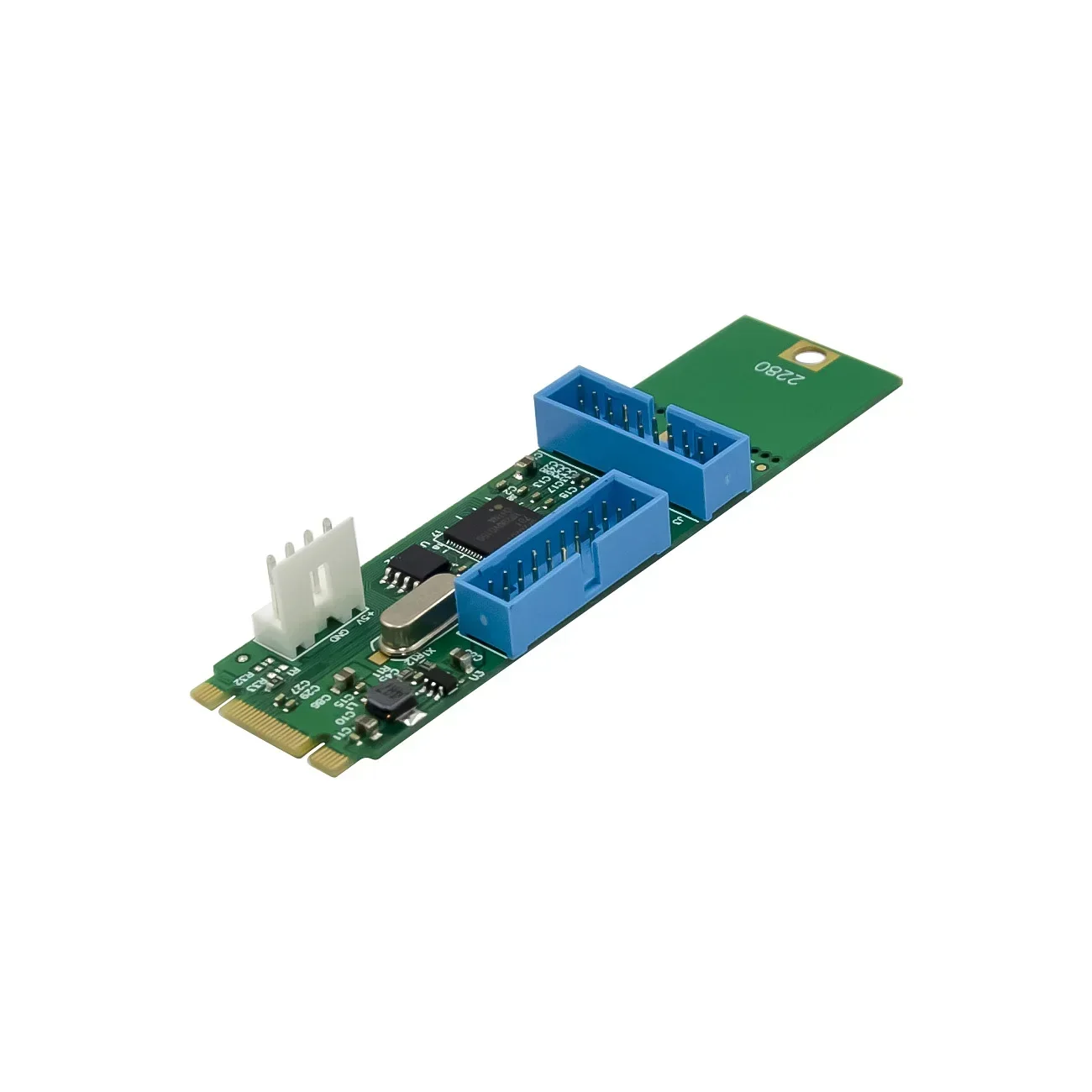 NGFF M.2 b+m key to 4-ports USB 3.0 Adapter Converter Card dual 19Pin 20Pin  usb3.0 NEC720202 chipset M2 Expansion Bracket
