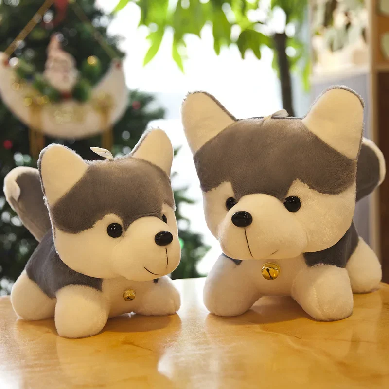 20cm Kawaii Husky Dog Plush Toys Soft Stuffed Cartoon Cute Animals Doll Lovely Dog Plush Doll Pillow Birthday Gift for Girls