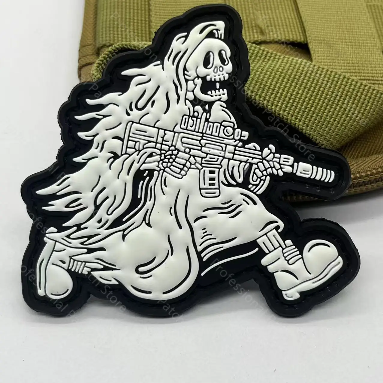 بولي كلوريد الفينيل شارة مطاطية شارة شعار زين الدب الطبي USEC الطائرة بدون طيار الجمجمة المعاقب مشروع شرف الفايكنج بقع التكتيكية مع هوك #5