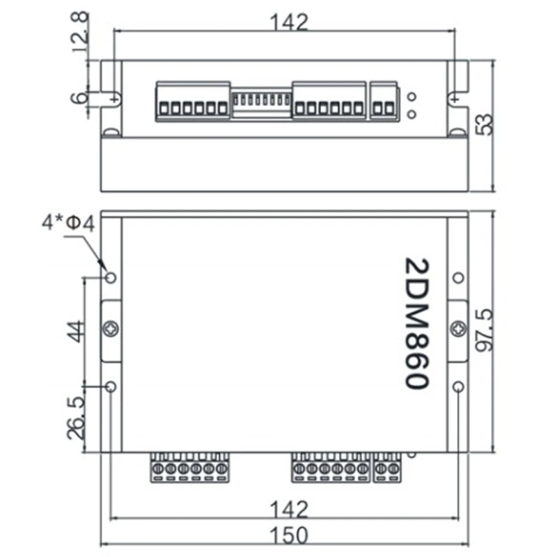 Digitale Microstep Driver 2DM860 Stappenmotorcontroller Motorbesturingssysteem