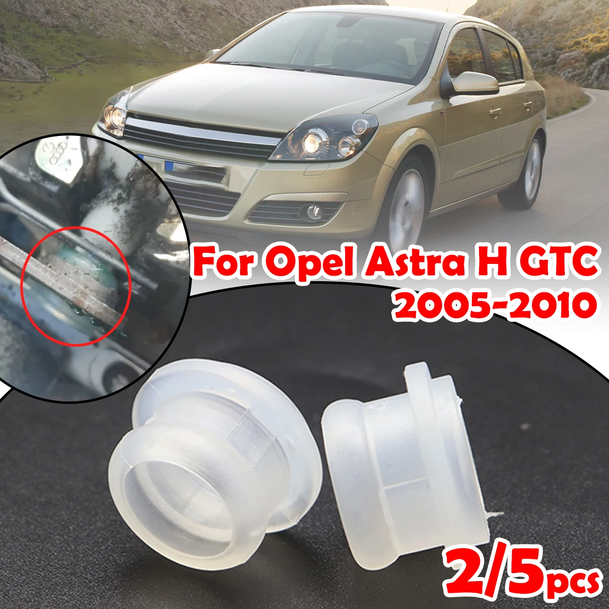 

Gear Shift Lever Cable Bushing Repair Kit For Opel Astra H GTC 2005-2010 Gearbox Selector End Linkage Rubber Sleeve Replacement