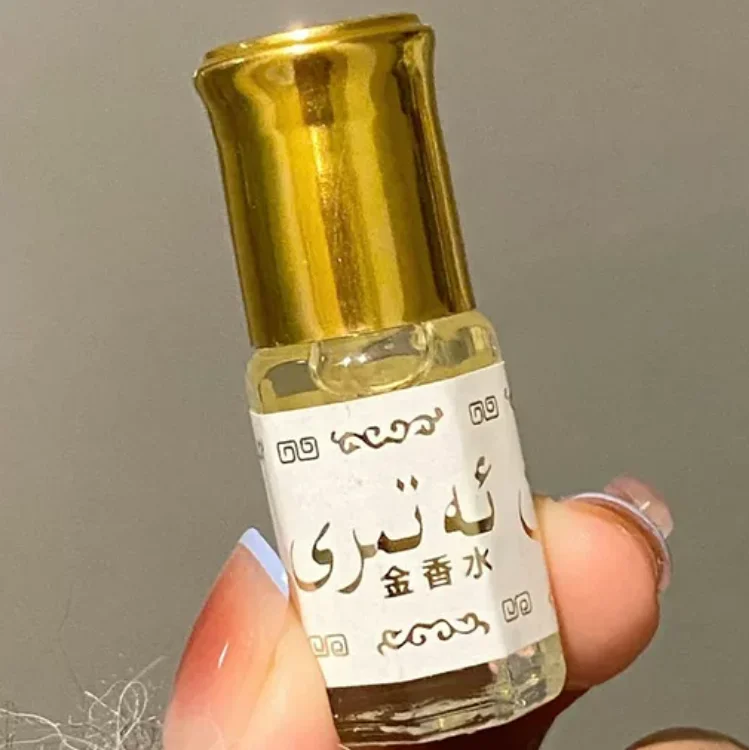 1/3/5 unidades de 3ml, Perfume en Bola de Oro de Pakistán, Eau de Toilette Exótica Duradera para Citas, con Aceite Esencial y Fragancia de Leche de Coco, Desodorante