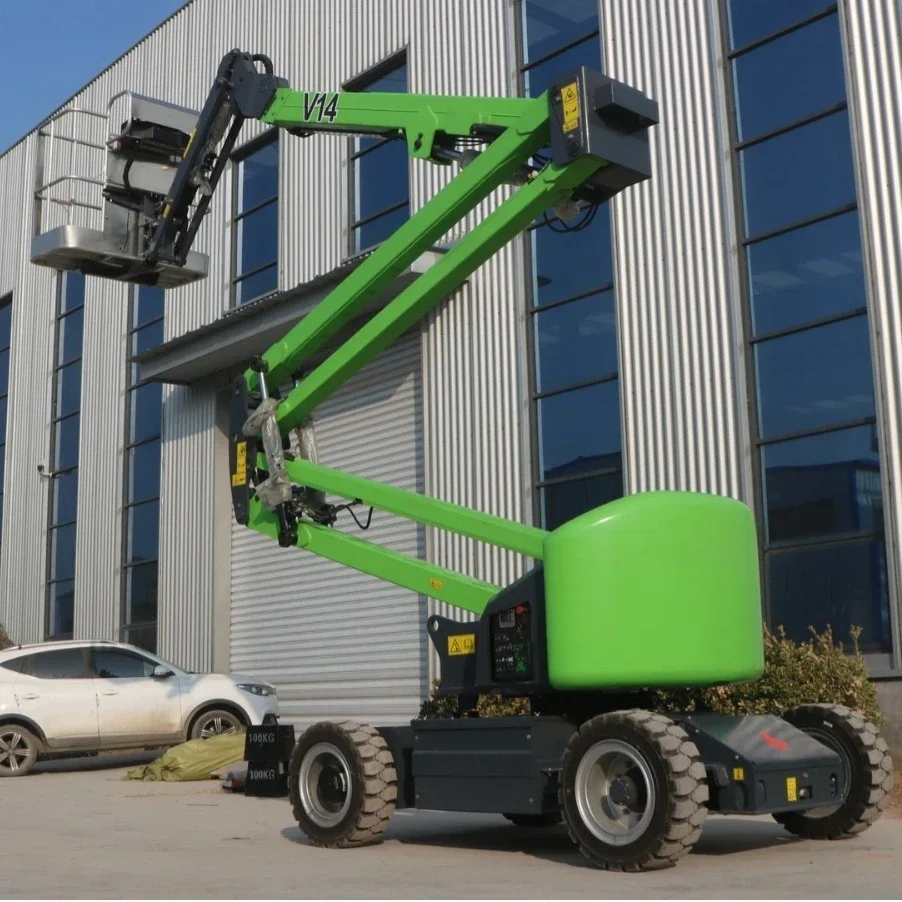 16M self-propelled curved arm lifting platform outdoor operation high-altitude curved arm operation vehicle