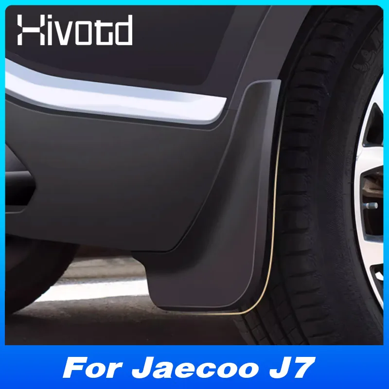 

Car Plastic Mudguards Mud Flaps Splash Guards Fender Protect Cover For Jaecoo J7 2022-2024 Exterior Modification Accessories