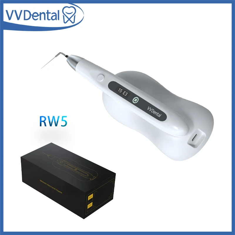 

VVDenatl Dental Endodontic Stirrer Ultrasonic Irrigator With LED Light Tips For Root Canal Sonic Irrigator Endodontic