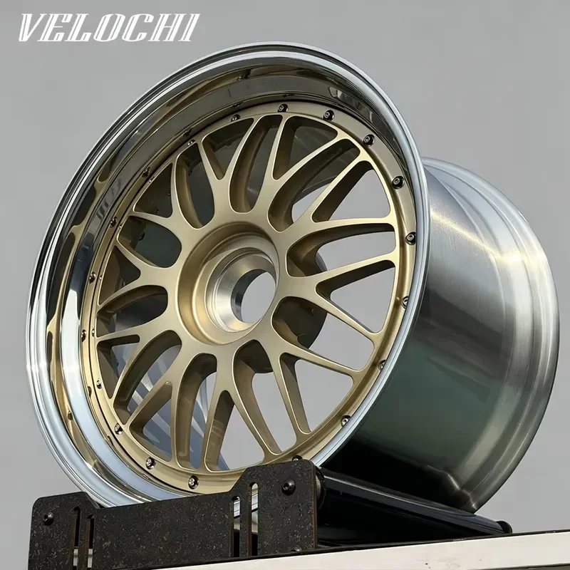 VLC 5x112 5x114.3 5x120 Car Wheels 17-24 Inch 2 Piece Deep Lip Forged Wheels for M2 M3 M4 S3 S4 S5 S6 C63