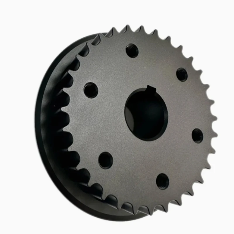 

Precision CNC Machining Service Metal Machinery Parts Customized Carbon Steel Machined Blackened Sprocket
