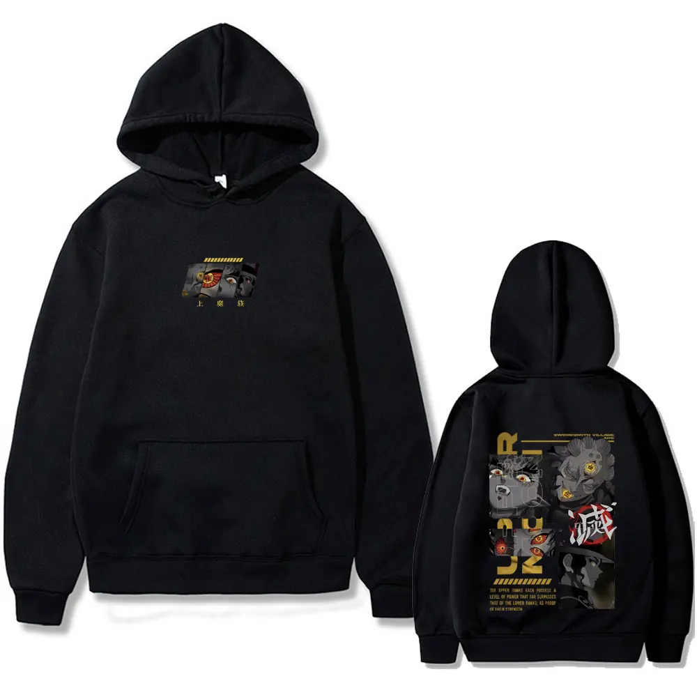

Anime Demon Slayer Hantengu Kokushibo Gyokko Kibutsuji Muzan Hoodie Men Women Cartoon Oversized Hoodies Male Fashion Pullover