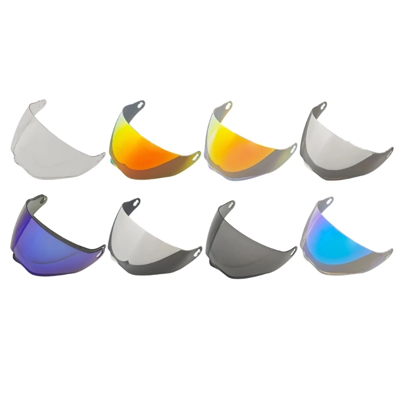 Curved Face Lens for MX9 Fitment, Single Piece Front Cover Replacement with Side Mount Points for Daily Road Use