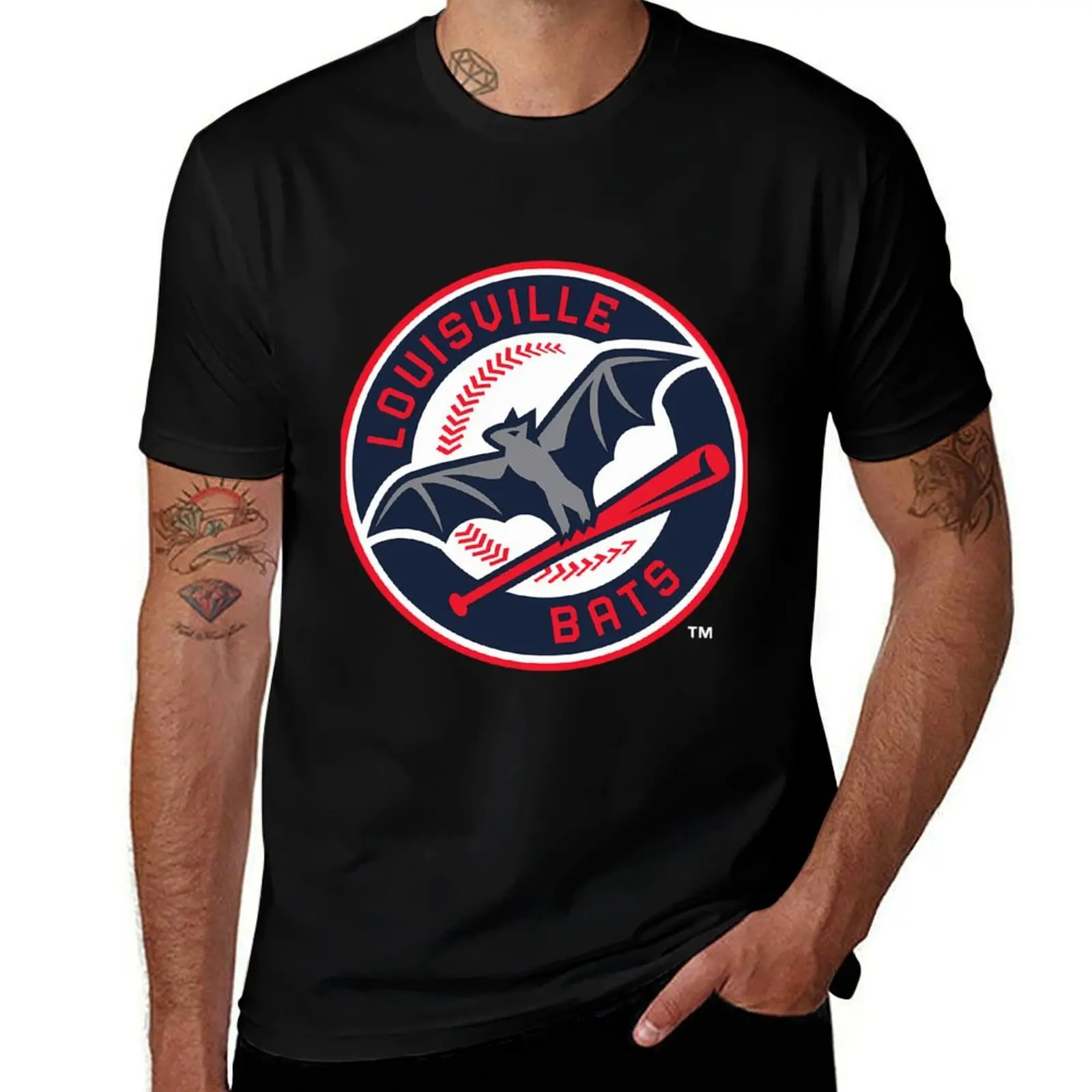 

Louisville Bats Logo T-Shirt graphic t shirts gifts for boyfriend blanks t shirt men