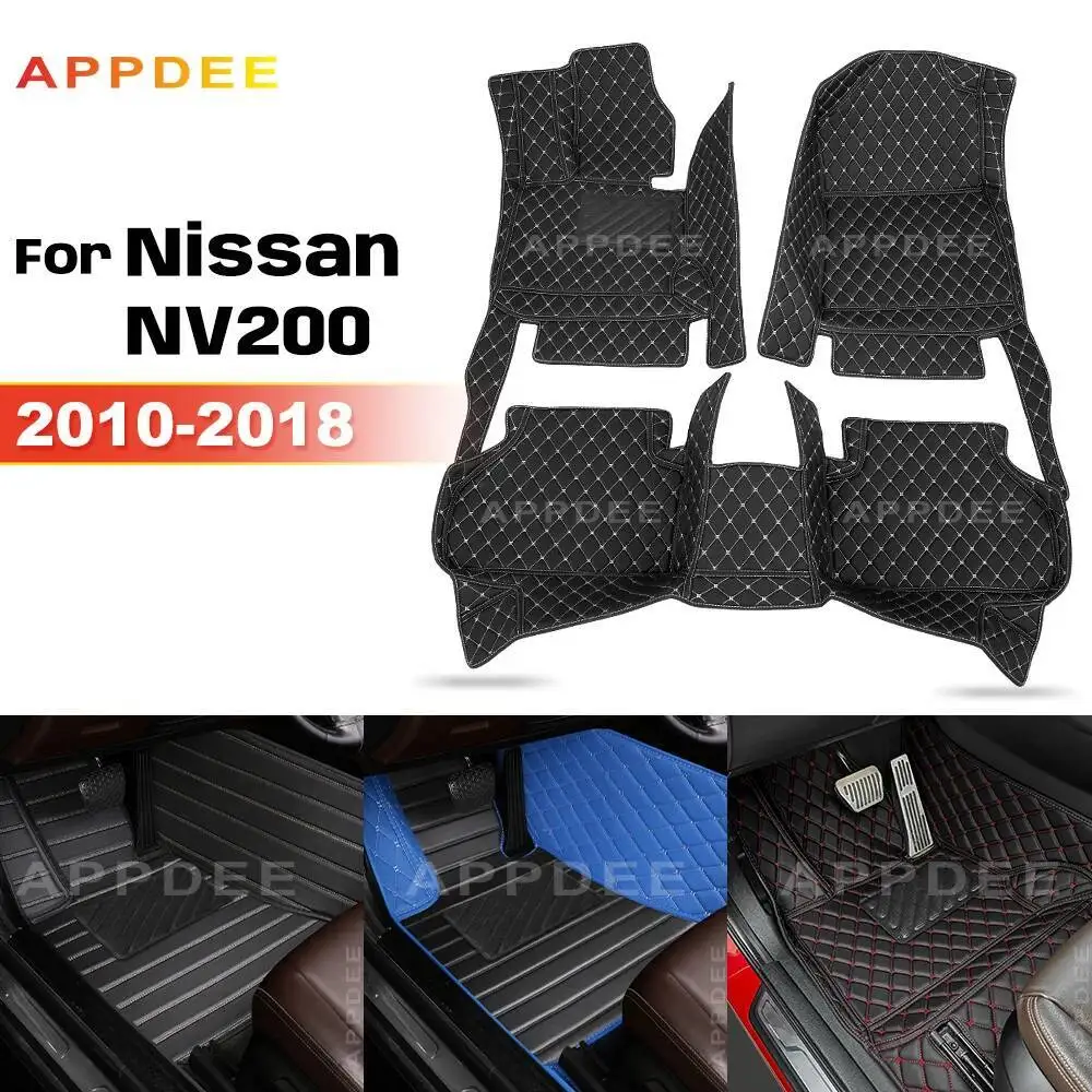 

Car Floor Mats For Nissan NV200 2010 2011 2012 2013 2014 2015 2016 2017 2018 Custom Foot Pads Carpet Cover Interior Accessories