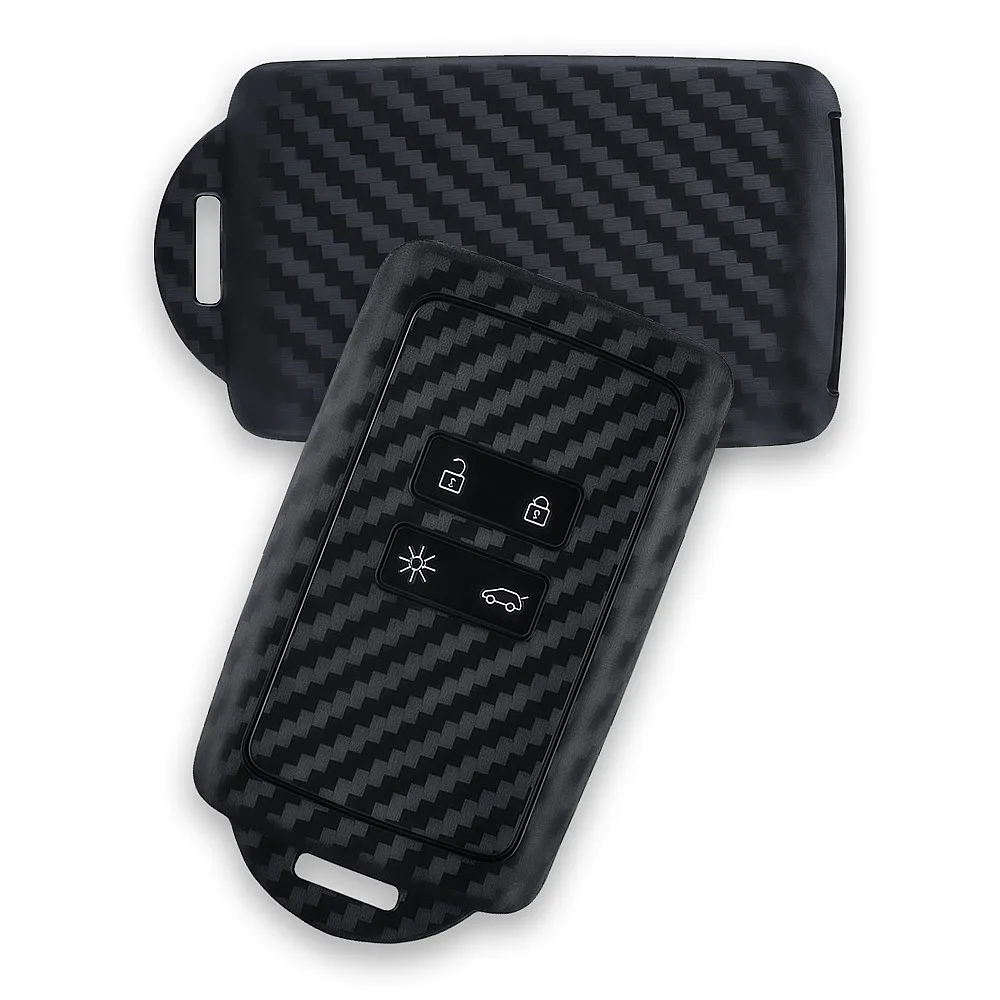 Silicone Car Key Case Cover Shell For Renault Koleos Captur Kadjar Megane Clio Talisman Scenic Arkana Zoe For Dacia Sandero