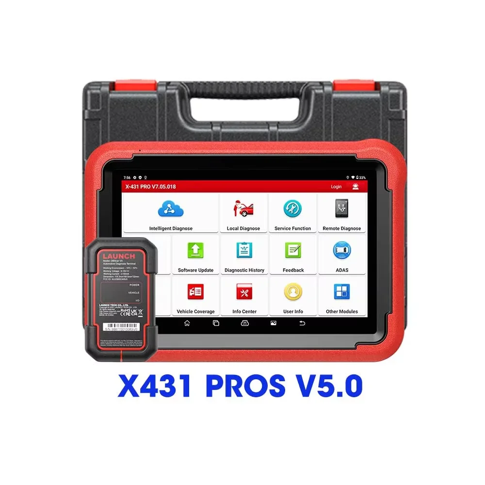 LAUNCH X431 PROS V 5.0 Diagnosetools OBD2 Autoscanner PRO V Volledige Systeemdiagnose Autogereedschap ECU-codering 2026 Nieuwe Versie