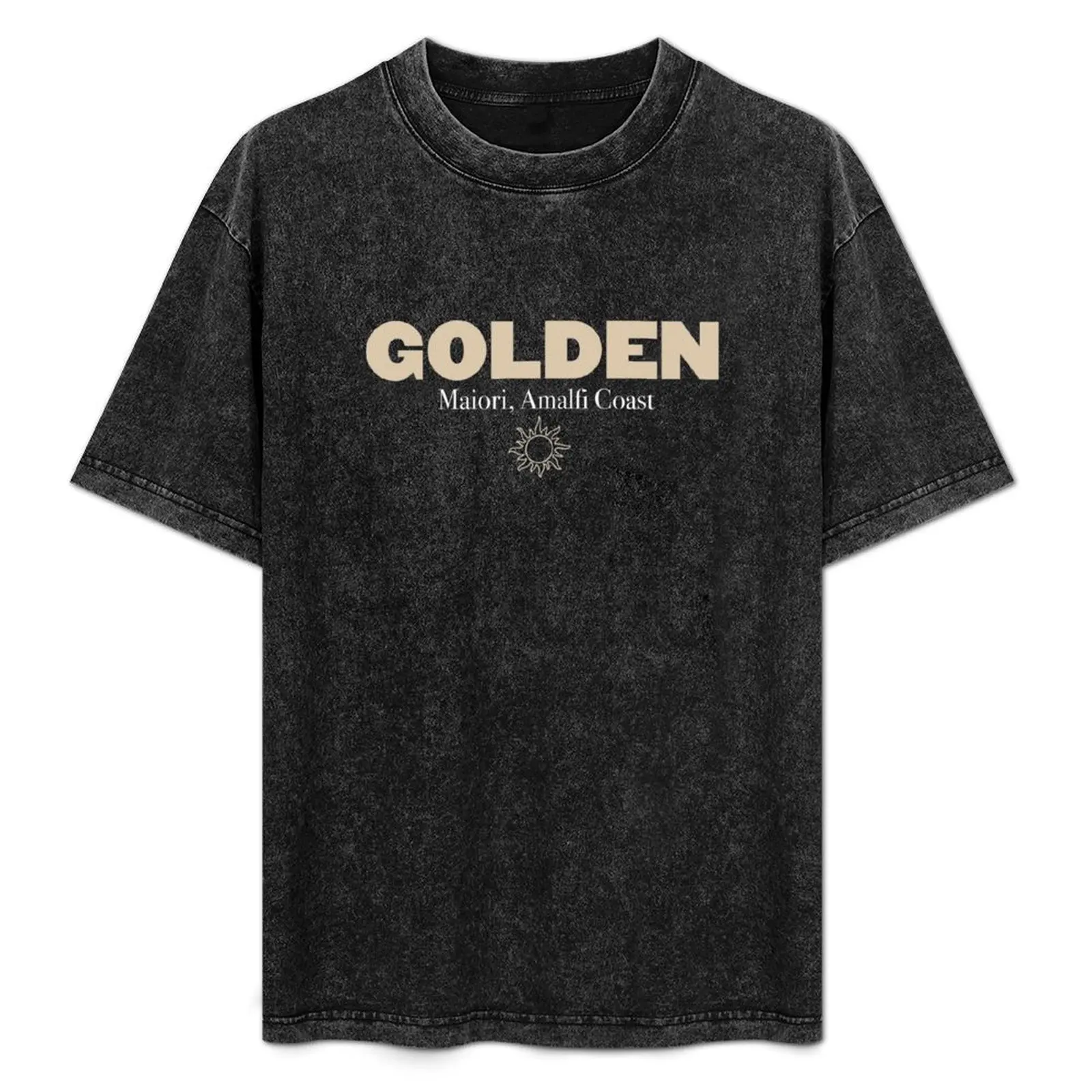 

Golden, Amalfi Coast T-Shirt Soft Stretch Short Sleeve Top