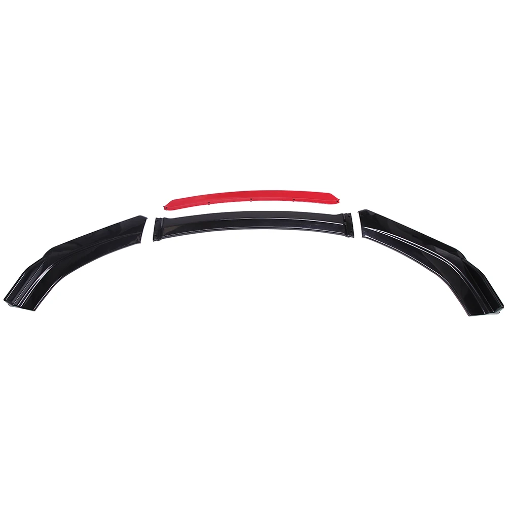 Universal Front Bumper Lip Spoiler Chin Body Kit Protection PP Auto Car Exterior Aerodynamic Parts