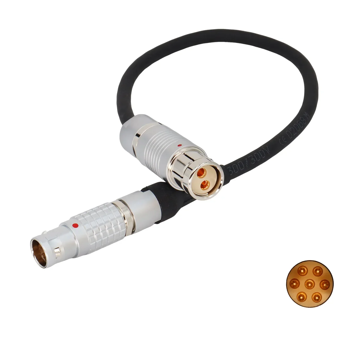 2B 7Pin to XT 2Pin Female Power Cable For ARRI Trinity 2/Camera Stabilizer Systems, ARRI Alexa XT SXT LF SXT-W Classic Camera 4