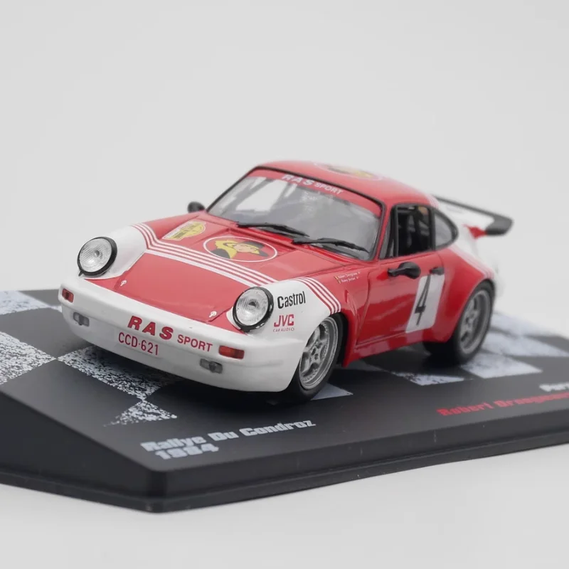 

Diecast IXO 1:43 Scale Porsche 911 SC/RS WRC 1984 Rally Alloy Car Model Collectible Toy Gift Souvenir Display Ornament