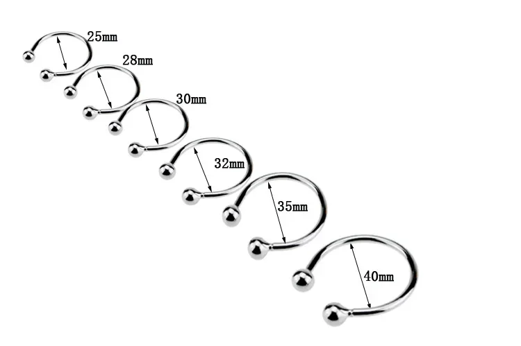 Anillo para pene, anillos de acero inoxidable, productos estimulantes para el glande de la cabeza para adultos, Juguetes sexuales masculinos, anillo