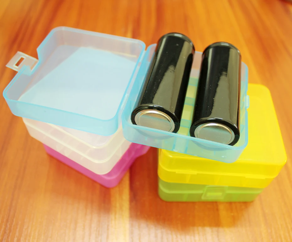 Lithium battery storage box 26650 26500 Battery box Lithium battery storage special storage box Component finishing small box