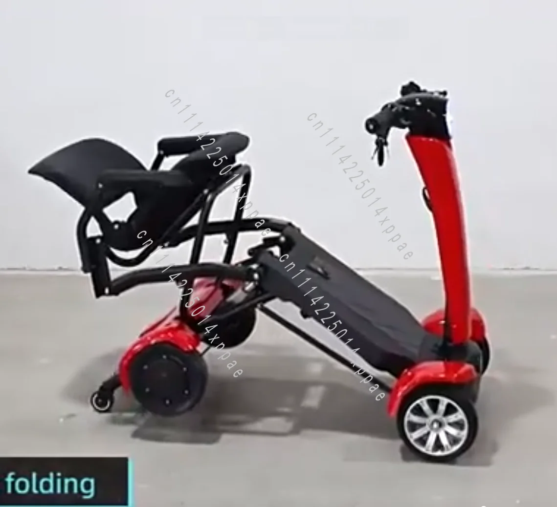 

Hot Sell 15 Mph 36v Seniors Disabled 4 Wheels Automatic Folding Mobility Electric Scooter City Bike for Sale