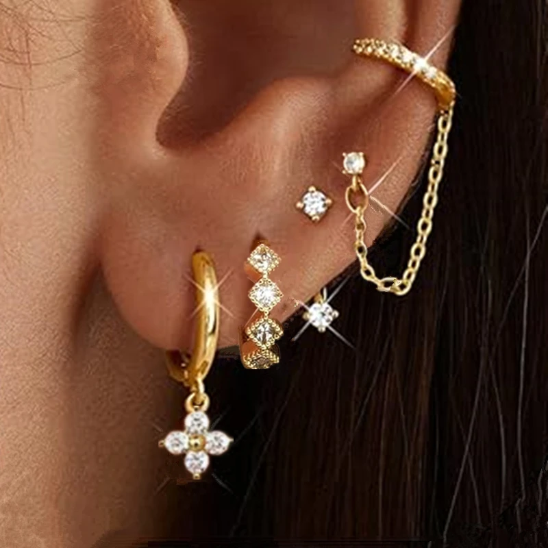 4PCS Double Piercin…