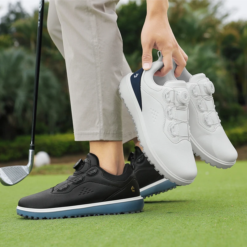 Classic Men's Golf Shoes Professional Trainers For Walking_voghion.com