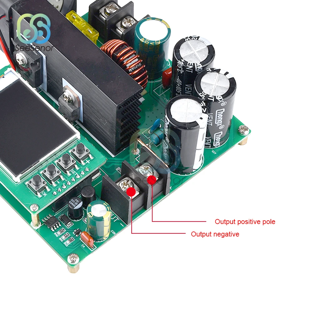 900W 15A DC 9-60V to DC 10-120V DC-DC Step Up Power Module LED/LCD Boost Converter Transformer Board CC CV Voltage Regulator